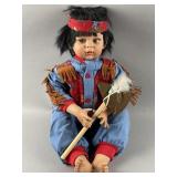 Vintage Native American Boy Tender Tears Doll