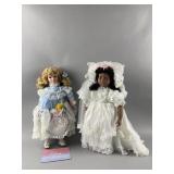 Vintage William Tung Porcelain Dolls