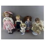 Vtg Morgan Brittney & More Porcelain Dolls