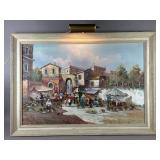 Continental Oil Painting Signed By Nino "Flowerï¿½"