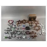Vtg Cookie Cutters - Animals, Winter & More