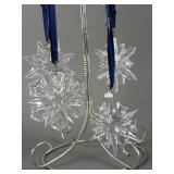 Vintage Swarovski Crystal Christmas Tree Ornaments