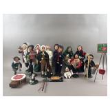 Vtg Byers Choice The Carolers Christmas Statue Set