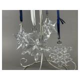 Vintage Swarovski Crystal Christmas Tree Ornaments