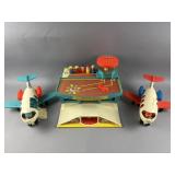 Vtg Fisher Price Play Family Airport & Airplanes