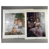 Signed Sandra Kuck Prints "Duet, Garden Memories"