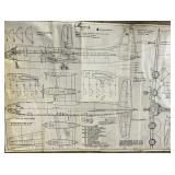 Blueprint Bristol Britannia Turboprop Airline