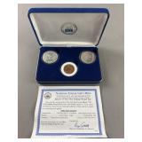 N.C.M Silver 1776/1794 Tribute Proof Set W/COA