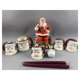 Vtg Coca Cola Santa In Motion & More