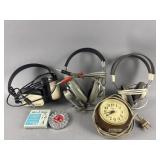 Vtg Hoffman & More Headphones, Walkamatic & More