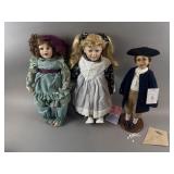Treasured Heirloom & William Tung Porcelain Dolls