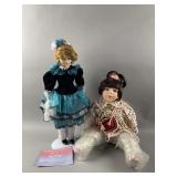 Vintage William Tung Porcelain Dolls