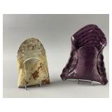 Handmade Glazed Pottery Wall Pockets/Vases