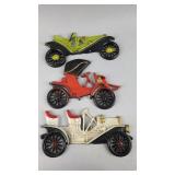 Vintage Cast Metal Antique Car Wall Hangings