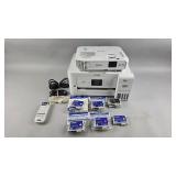 Epson Printer with Ink and Projector