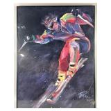 Vintage Terry Rose Art Print "Vertical Drop"