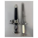 WW2 Reproduction SS Knife & Officer Dagger