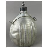 Vintage WWII Italian Military Aluminum Canteen