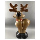 Vintage Christmas Reindeer Blow-mold
