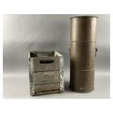 Vintage Copper & Brass Umbrella Stand & More