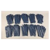 10 Pair Leather Work Gloves
