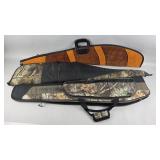 3 Soft Gun Cases- Leather and Canvas