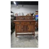 Mission-style Oak Sideboard