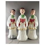 Vintage 3 Empire Blowmolds Choir Singers