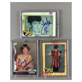 Signed Cards NKOTBs Jordan, Laver./Shirleyï¿½s Cindy
