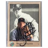 Signed Studio Detroit Tigers Mickey Tettleton Card