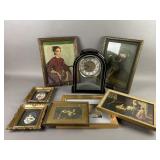 Miyabi Clock, Framed Prints Of Antique Paintings