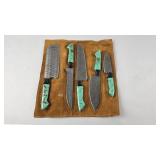 Damascus Steel Chef Knife Set