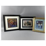Framed/Signed Victorian Christmas Kinkade & More