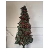Artificial Lit Christmas Tree