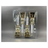 Vintage Adjustable Window Candles (Set of 4)