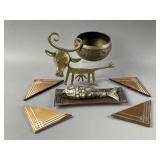 Vtg Articulated Abalone Fish Bottle Opener & More