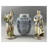 Vintage Japanese Porcelain Statues & More