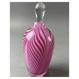 Signed Thames Glass Art Glass Sculpture/ Perfume