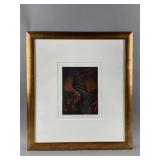 Framed/Signed Artwork Tower of Babel by Schkolnyk