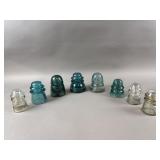 Vintage Glass Electrical Line Insulators