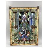 Vintage Stained Glass Panel