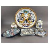 Hand Painted Italian Majolica Ceramics