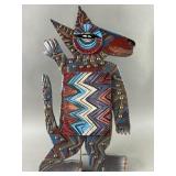 Signed Mixed Media "Flash Dog" P.C. Denison 1990