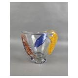 Nelson Hand-Blown Art Glass Bowl