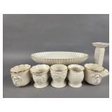 Lenox Candle Holders, and Fruit Bowl