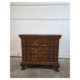Antique Colonial Revival Wooden Chest of Drawers