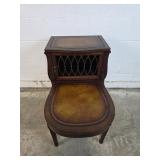 Vintage Two-Tier Step End Table