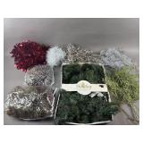 Christmas Tinsel, Garland, Pine Cones & More