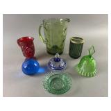 Fenton Optic Bell, Hazel Atlas, Correia, Avon More