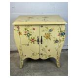 Beautiful French Provincial Hand Painted Cabinet